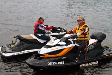 Photo of Marsha and I loving Sea Doo Suspension