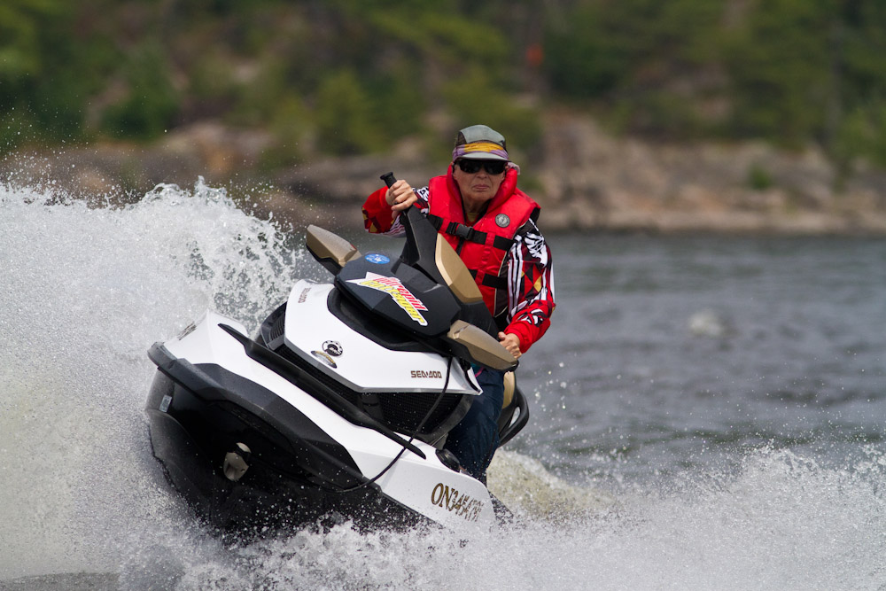 Rider wearing sunglasses or riding goggles as Accessories For Sea Doo Tours
