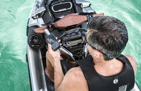 sea doo technology advances audio system