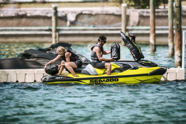 Minimal watertight storage on the new Sea Doo platform