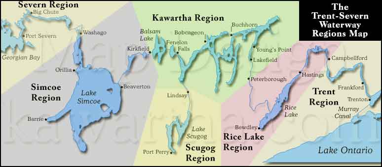 trent severn waterway map Best Trent Severn Waterway Pwc Day Rides Intrepid Cottager