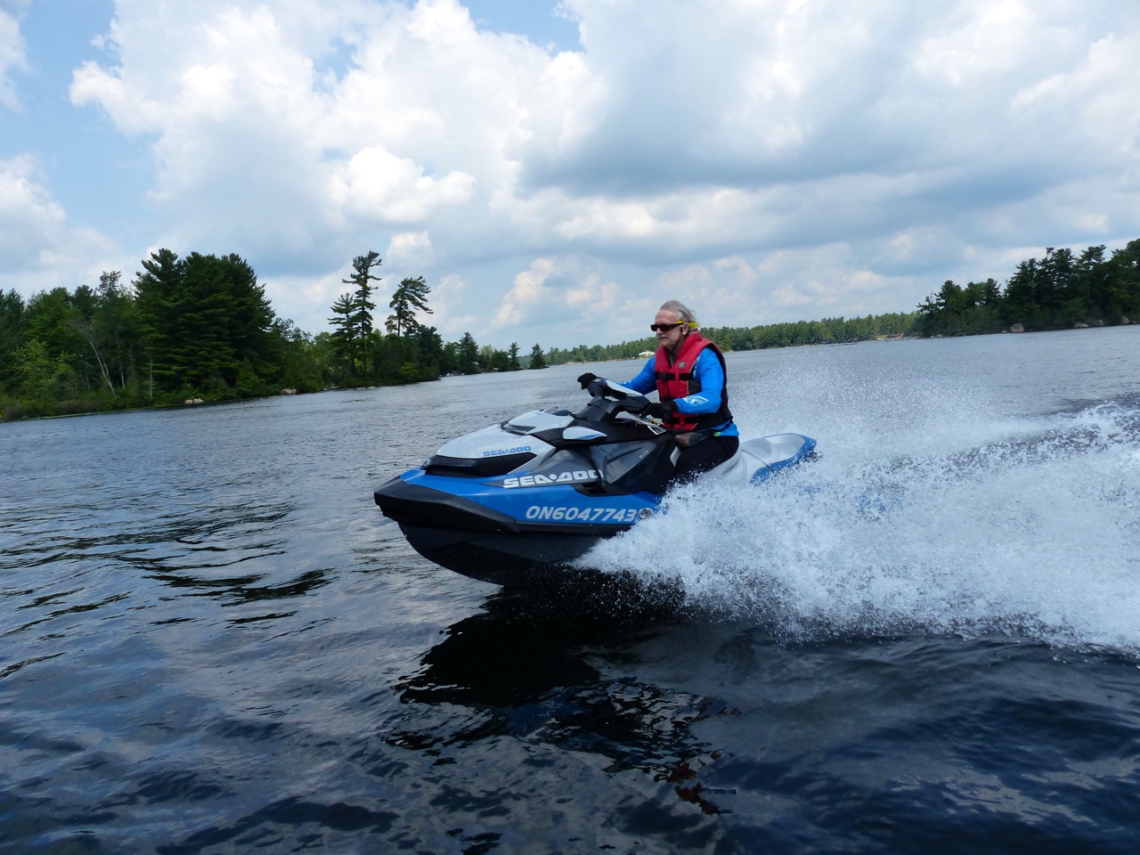 #1 among beginners riding protection tips is to wear always a PFD.